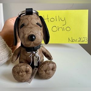 🖤 Brand New with Tags: Coach X Peanuts Snoopy Collectible Bag Charm 🖤
